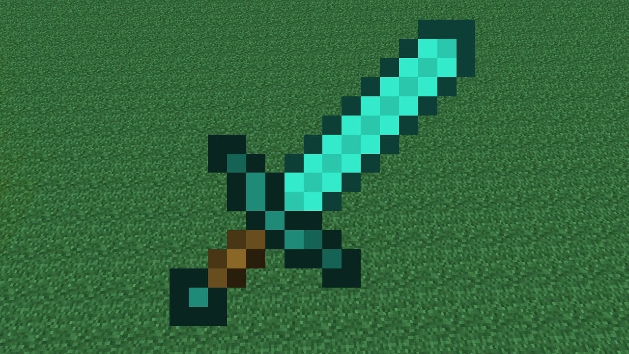 How to make Diamond sword in Minecraft