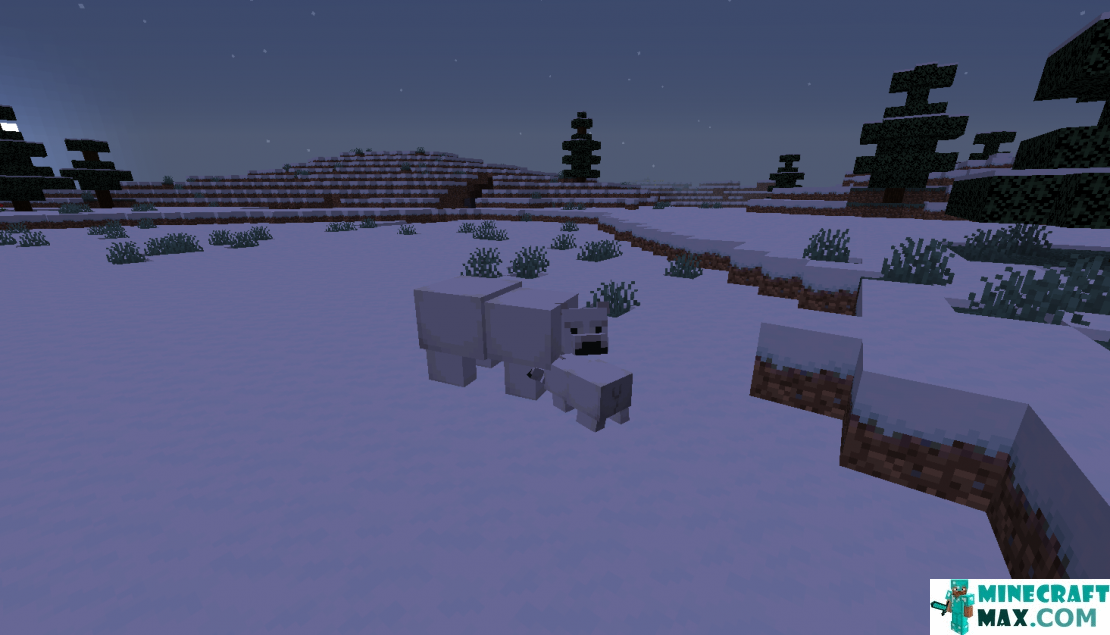 How to make Polar bear in Minecraft | Screenshot 1