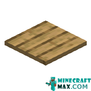 Oak pressure plate in Minecraft