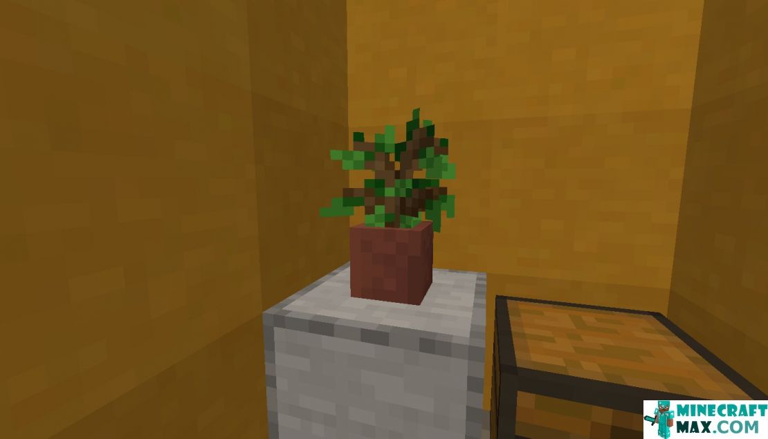 How to make Oak seedling in a pot in Minecraft | Screenshot 1
