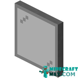 Gray glass panel in Minecraft