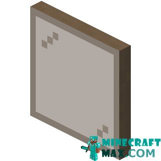 Brown glass panel in Minecraft