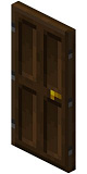 How to craft Dark oak door in Minecraft