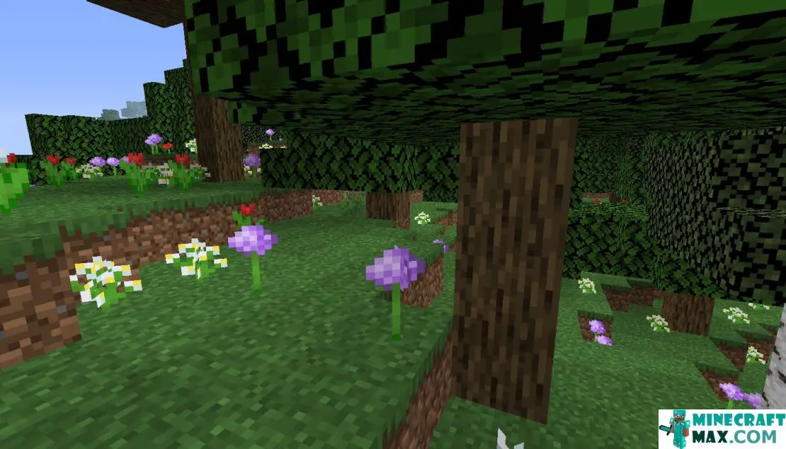 How to make Flower forest in Minecraft | Screenshot 2