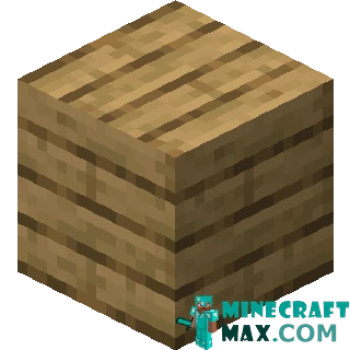 Oak planks in Minecraft