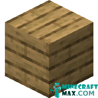 Oak planks in Minecraft