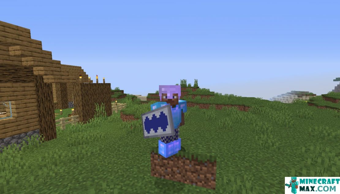 How to make Blue shield in Minecraft | Screenshot 2
