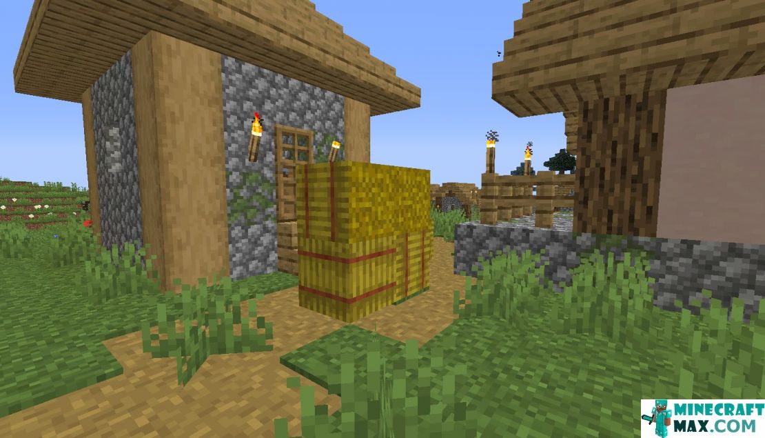 How to make Sheaf of hay in Minecraft | Screenshot 1