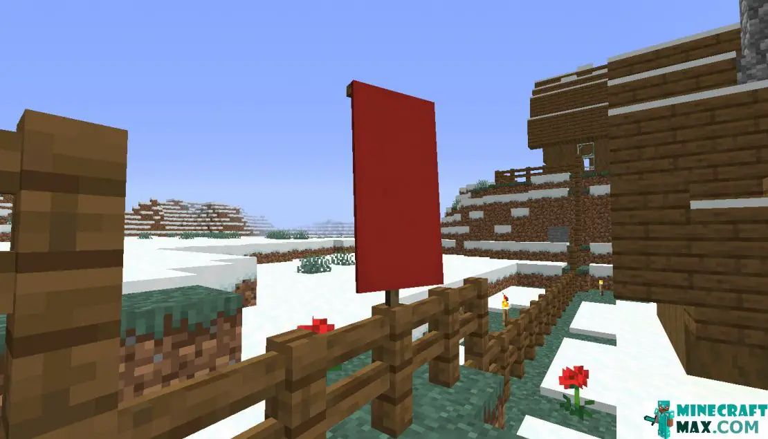 How to make Red flag in Minecraft | Screenshot 1
