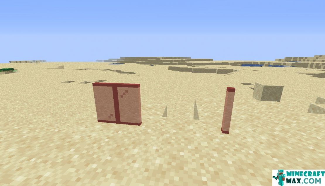 How to make Red glass panel in Minecraft | Screenshot 1