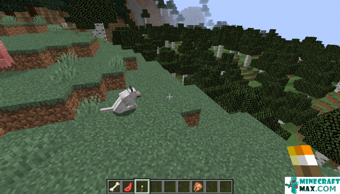 How to make Wild wolf in Minecraft | Screenshot 5