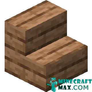 Tropical wood steps in Minecraft