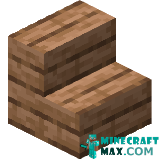 Tropical wood steps in Minecraft