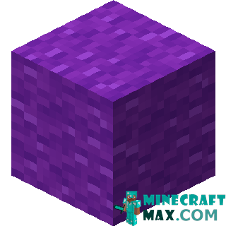 Purple wool in Minecraft