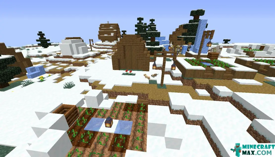 How to make Snow covered tundra in Minecraft | Screenshot 3