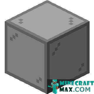 Gray glass in Minecraft