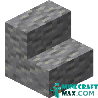 Andesite steps in Minecraft