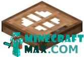 Tropical wood hatch in Minecraft
