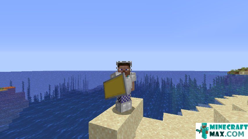 How to make Yellow shield in Minecraft | Screenshot 1