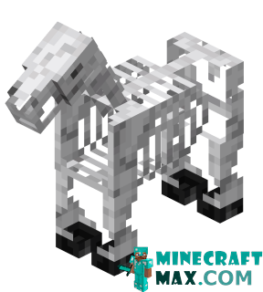 Skeleton horse in Minecraft