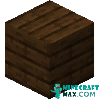 Dark oak planks in Minecraft