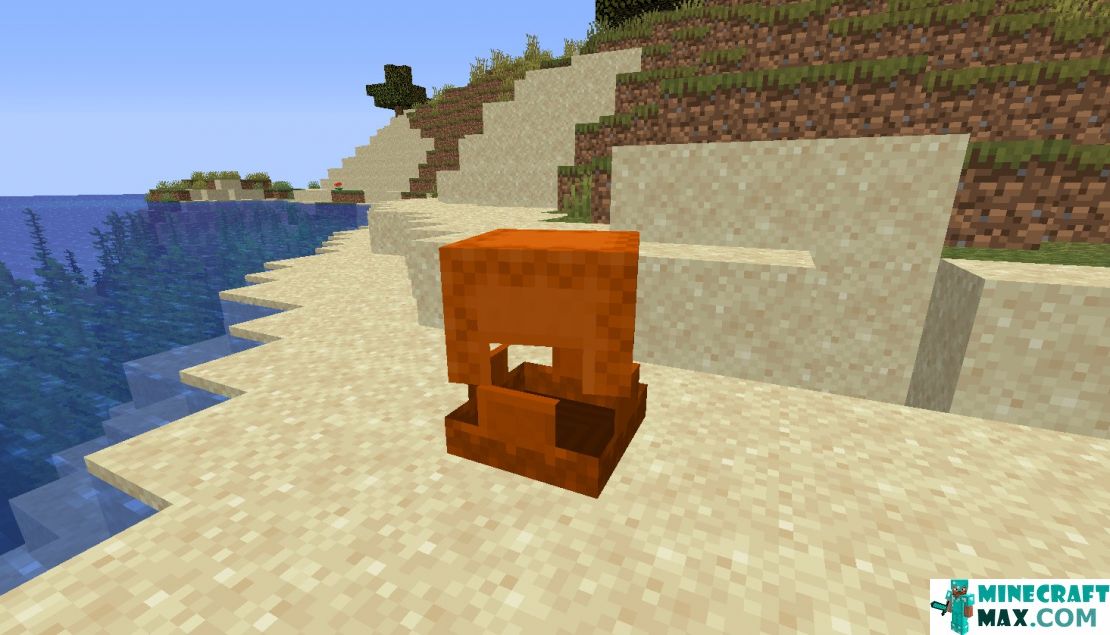 How to make Orange Shulker Crate in Minecraft | Screenshot 1