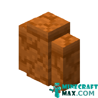 Red sandstone fence in Minecraft