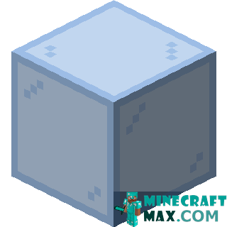 Blue glass in Minecraft