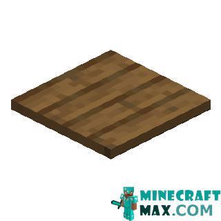 Spruce pressure plate in Minecraft