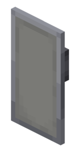 Light gray shield in Minecraft