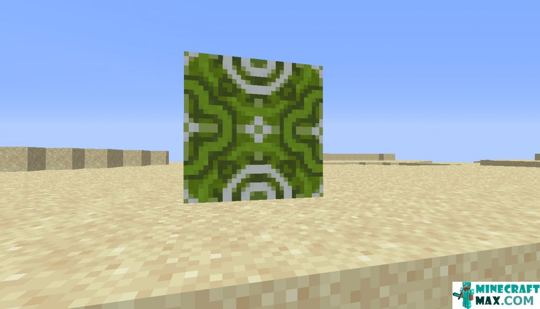 How to make Green glazed ceramics in Minecraft | Screenshot 2