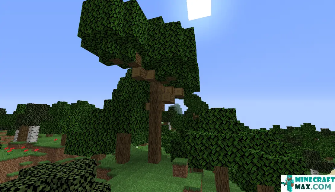 How to make Oak (wood) in Minecraft | Screenshot 1