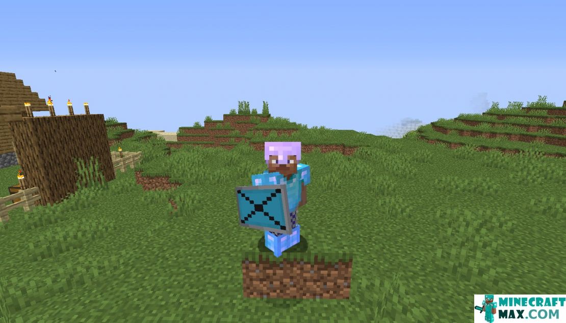 How to make Blue shield in Minecraft | Screenshot 2