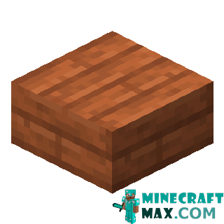 Acacia plate in Minecraft