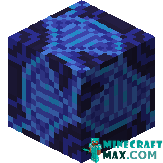 Blue glazed ceramic in Minecraft