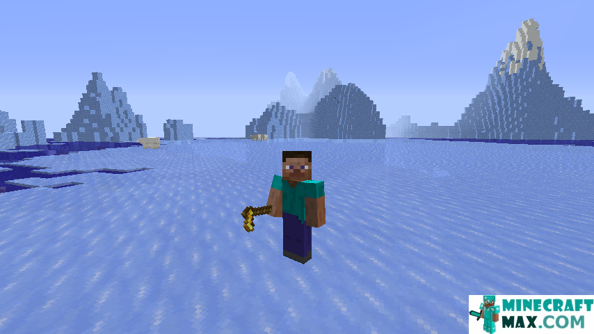 How to make Golden hoe in Minecraft | Screenshot 1