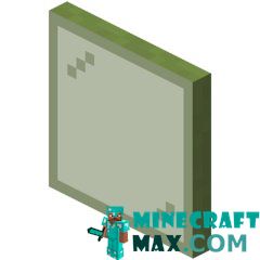 Green glass panel in Minecraft