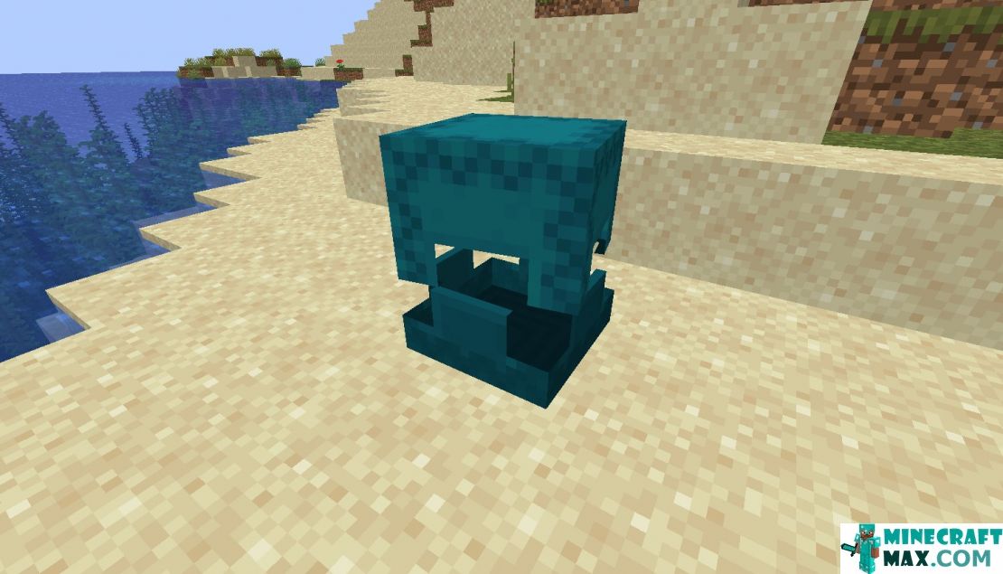 How to make Turquoise Shulker Crate in Minecraft | Screenshot 1