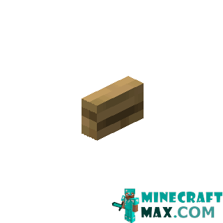 Oak button in Minecraft