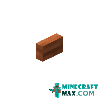 Acacia button in Minecraft