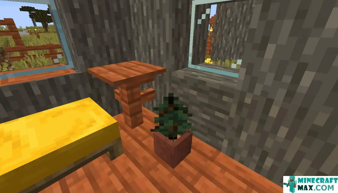 How to make Spruce seedling in a pot in Minecraft | Screenshot 1