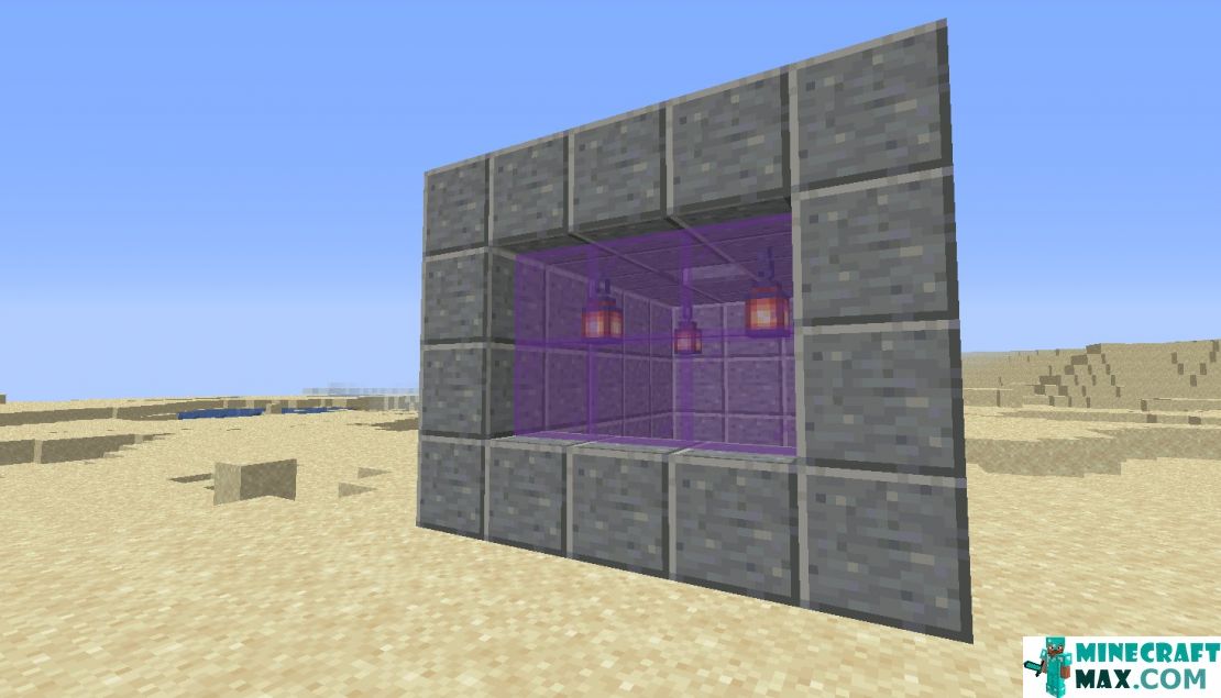 How to make Magenta glass panel in Minecraft | Screenshot 1