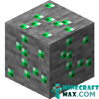 Emerald ore in Minecraft