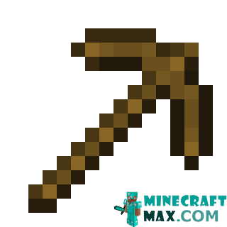 Wooden pickaxe in Minecraft