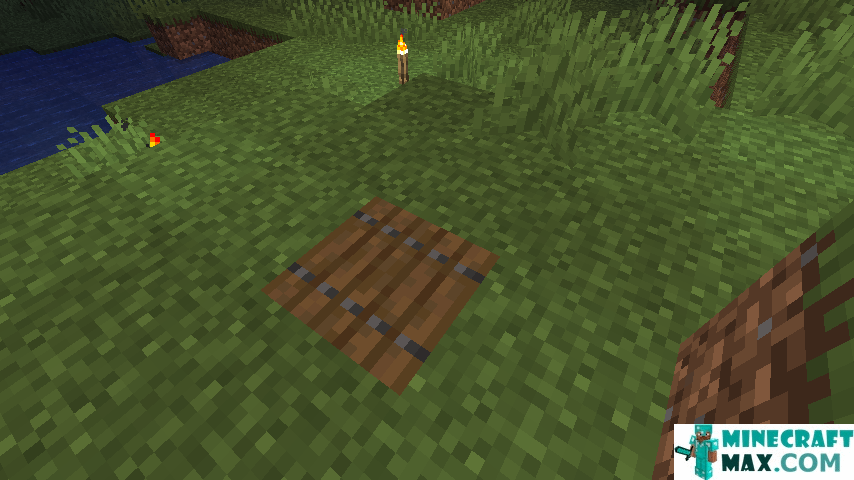 How to make Spruce hatch in Minecraft | Screenshot 1