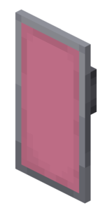 Pink shield in Minecraft