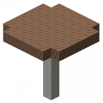 Huge brown mushroom in Minecraft