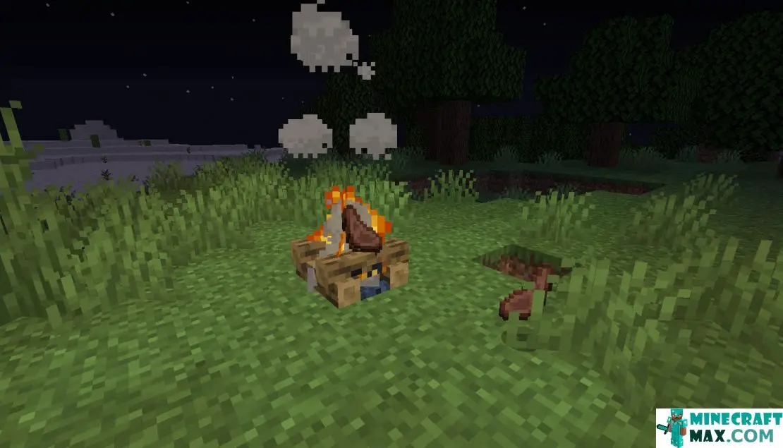 How to make Bonfire in Minecraft | Screenshot 4