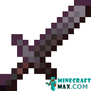 Netherite sword in Minecraft