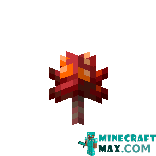 Crimson mushroom in Minecraft